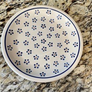 Polish Pottery flower plate